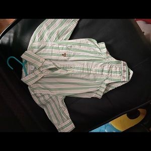 GAP striped collared shirt